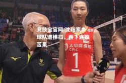 竞技宝官网:沈阳家乡球队遭横扫，吞下连败苦果