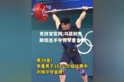 竞技宝官网:乌兹别克斯坦选手夺得举重金牌
